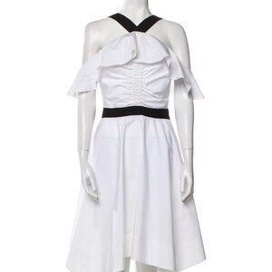 Derek Lam 10 Crosby Halterneck Midi Length Dress Size: S